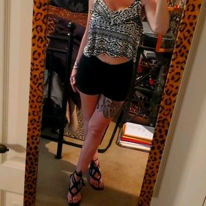 Wet Seal Soft Cotton Tribal Print Top Sz Small